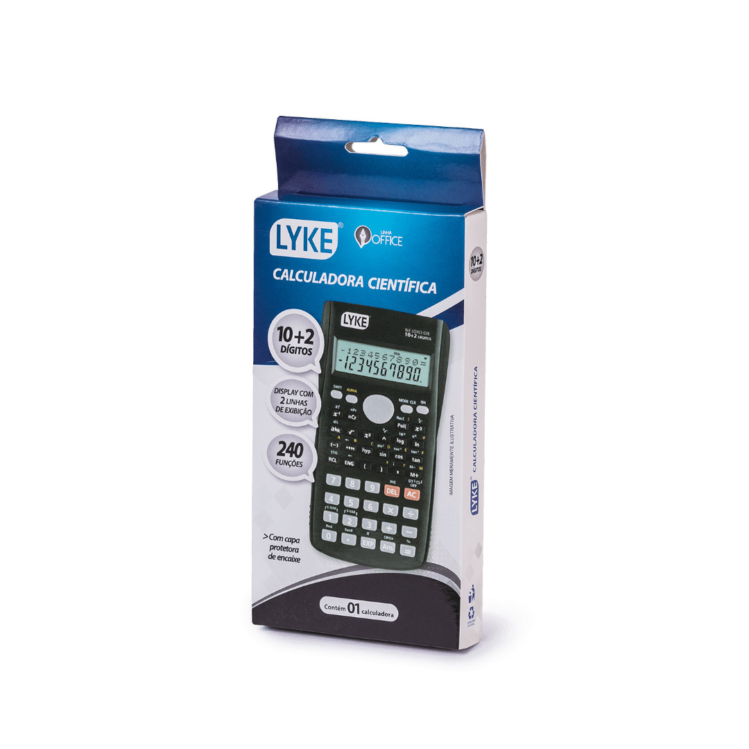 Casio FX-82MS-2 - Calculadora Científica 240 funções Preto