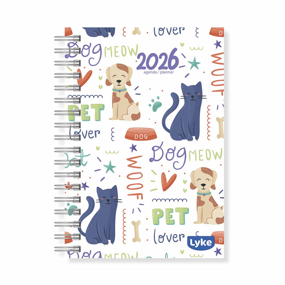 Agenda / Planner 11x15,2 cm - 16 capas - FEM - caixa c/ 32 unidades (sortidas)