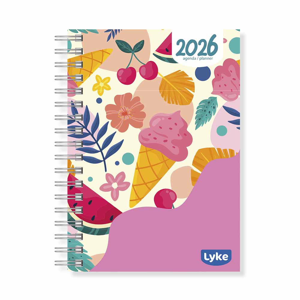 Agenda / Planner 11x15,2 cm - 16 capas - FEM - caixa c/ 32 unidades (sortidas)