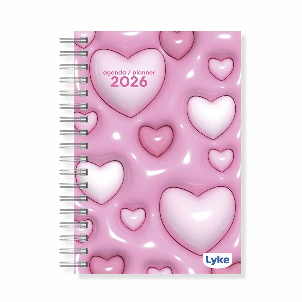Agenda / Planner 11x15,2 cm - 16 capas - FEM - caixa c/ 32 unidades (sortidas)