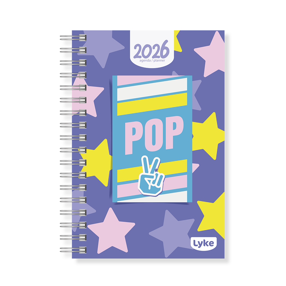 Agenda / Planner 11x15,2 cm - 16 capas - FEM - caixa c/ 32 unidades (sortidas)