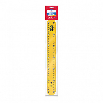 Régua Flexível LYKE - 30 cm - Amarela