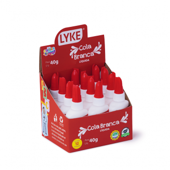 Cola Branca Liquida 40g cx c/ 12 unds