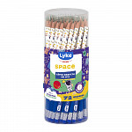 Lápis Grafite HB nº 2 Space LYKE c/ borracha - Pote c/ 72 un
