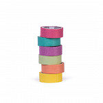 Fita Adesiva - Washi Tape Bls 6 unds (3mx15mm) - Pastel