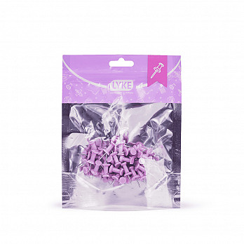 Alfinete Taça Roxo Pastel - 50 pcs