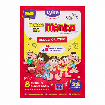 Bloco Criativo LYKE - Turma da Mônica