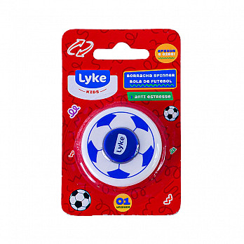 Borracha spinner futebol - blister com 1 unidade