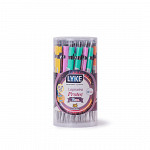Lapiseira Protec LYKE 0.7mm neon - Tb c/ 36 un