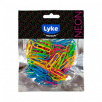 Clips 33mm Neon - 100 pcs