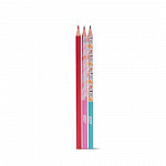 Kit Escolar LYKE - Lápis de Cor 12 cores + 4 lápis grafite