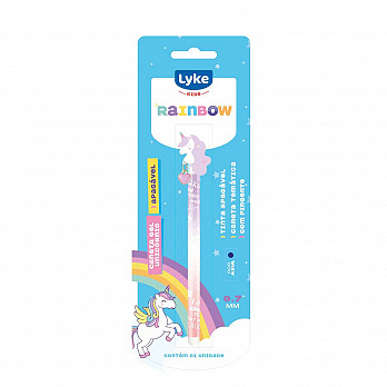 Caneta Gel Apagável - Pingente Unicórnio - Blister c/ 1 unidade