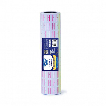 Etiqueta de Papel Preço - 12x21mm - Branca 10 - rolos c/500 Etiq.