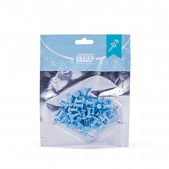 Alfinete Taça Azul Pastel - 50 pcs