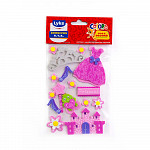 Cartela de Adesivos 3D - Princesas - Mix 4 modelos