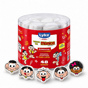Borracha LYKE - Turma da Mônica - Pote com 48 unds