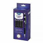 Lapiseira Protec LYKE 0.5mm - Preta - Cx c/ 12 un