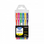 Caneta NEON LYKE Gel - 6 cores