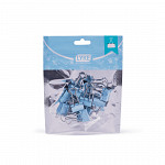 Binder clips Azul Pastel 19mm - 12 pcs