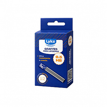 Grafite LYKE 0.5mm - Cx c/ 12 tubos