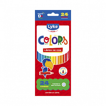 Lápis de Cor LYKE de resina reciclada - 24 cores