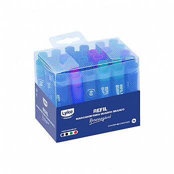 REFIL MARCADOR QB AZUL 6G - CX C/ 24 TUB