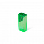Apontador Plástico 1F c/ dep retangular 6cm - (Blister) 1 und