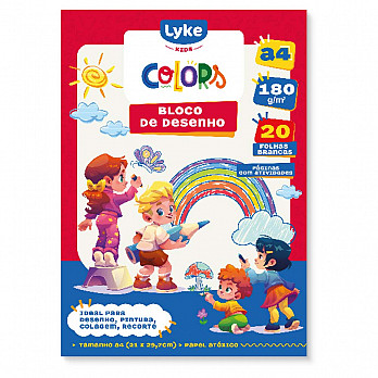Bloco de Desenho - A4 - 180g - 28 folhas