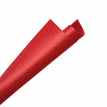 PLACA EVA GLITTER 40X48 VERMELHO 1,8MM P