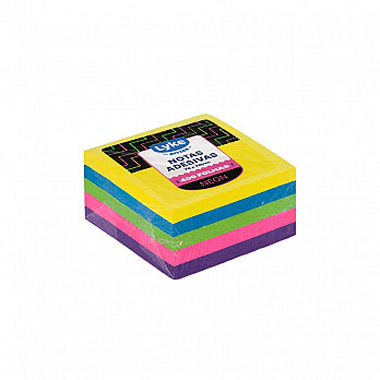 Blocos de recados autoadesivo 76x76mm NEON - 400 fls
