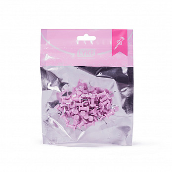 Alfinete Taça Rosa Pastel - 50 pcs