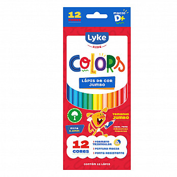 Lápis de cor Jumbo - Madeira