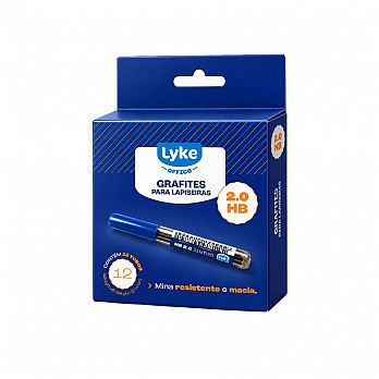 Grafite LYKE 2.0mm - Cx c/ 12 tubos