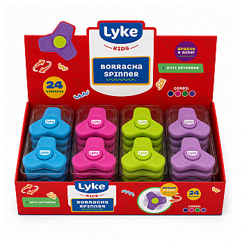 Borracha spinner - display com 24 unds