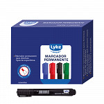 Marcador Permanente Preta - cx c/ 12 unds