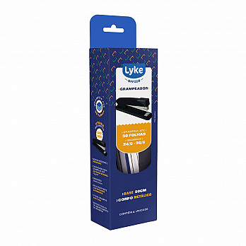 Grampeador Metal base 20cm - p/ até 30 fls.