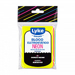 Bloco de recados estático 76x76mm NEON - 50 fls