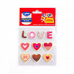 Cartela de Adesivos 3D - Love - Mix 4 modelos