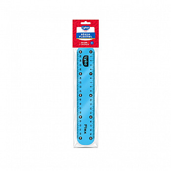 Régua Flexível LYKE - 20 cm - Azul