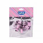Binder Clips rosa pastel 19mm - 12 pcs