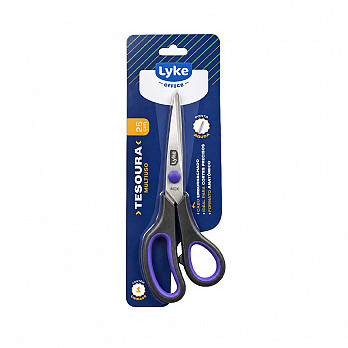 Tesoura Multiuso 25cm cabo emborrachado - Blister unit