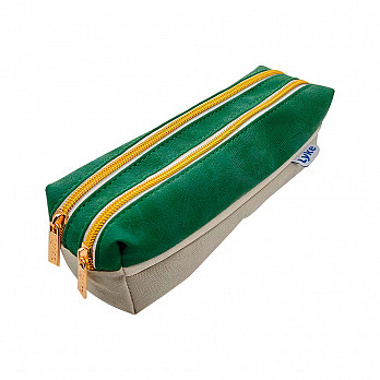 Estojo Multiuso Tassel 2 zíperes - 21x6.5x9cm - Cx / 12 unidades