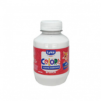 Tinta Guache 250ML CX C/12 Potes - Branca