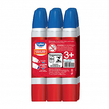 Cola GEL 2 pontas 38 gramas - c/ 12 unds