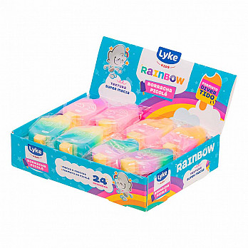 Borracha Escolar Picolé - cx c/24