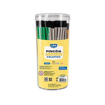 Pincel Escolar Plástico Tubo C/144 UNDS
