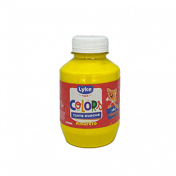 Tinta Guache 250ML CX C/12 Potes - Amarela