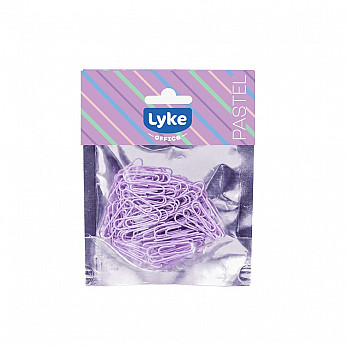 Clips 33mm Roxo Pastel - 100 pcs