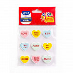 Cartela de Adesivos 3D - Love - Mix 4 modelos