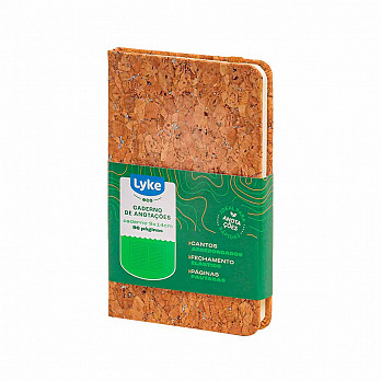 Caderno de Anotações Reciclável Prata